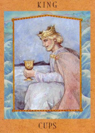 King of Cups in the deck Goddess Tarot