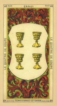 Four of Cups in the deck The Book of Thoth