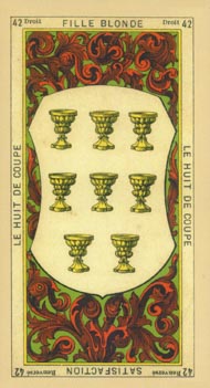 Eight of Cups in the deck The Book of Thoth