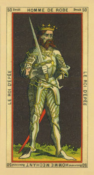 King of Swords in the deck The Book of Thoth