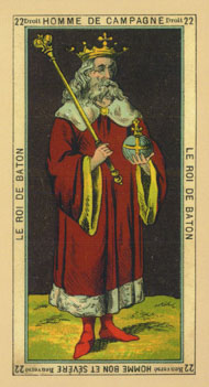 King of Wands in the deck The Book of Thoth