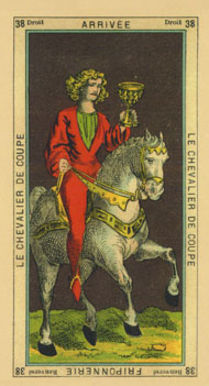 Knight of Cups in the deck The Book of Thoth