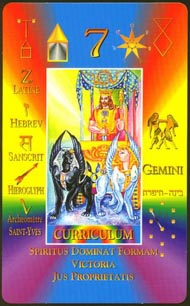 The Chariot in the deck Kabbalistic Tarot