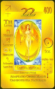 The World in the deck Kabbalistic Tarot