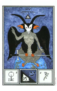 The Devil in the deck Tarot of Ceremonial Magick