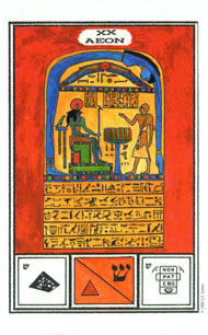 Judgment in the deck Tarot of Ceremonial Magick
