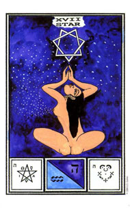 The Star in the deck Tarot of Ceremonial Magick