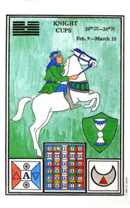 King of Cups in the deck Tarot of Ceremonial Magick