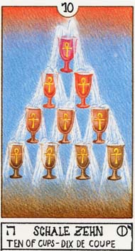 Ten of Cups in the deck Eclectic Tarot