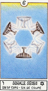 Six of Cups in the deck Eclectic Tarot