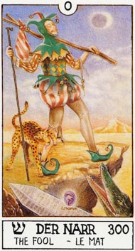 The Fool in the deck Eclectic Tarot