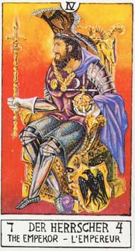 The Emperor in the deck Eclectic Tarot