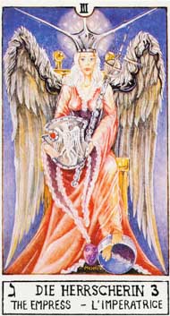 The Empress in the deck Eclectic Tarot