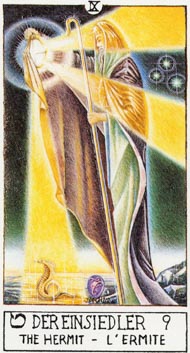 The Hermit in the deck Eclectic Tarot