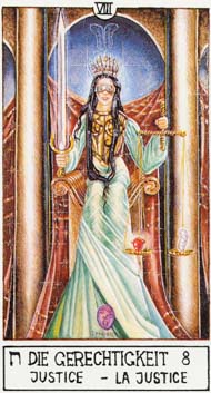 Strength in the deck Eclectic Tarot