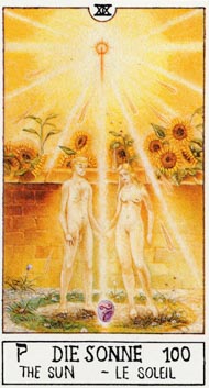 The Sun in the deck Eclectic Tarot