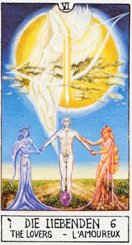 The Lovers in the deck Eclectic Tarot