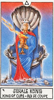 King of Cups in the deck Eclectic Tarot