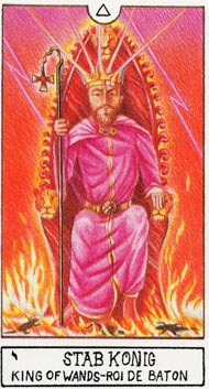 King of Wands in the deck Eclectic Tarot