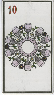 Ten of Cups in the deck Esoteric Tarot