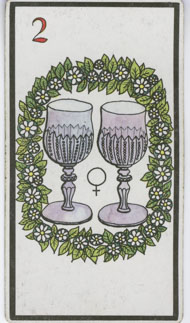 Two of Cups in the deck Esoteric Tarot