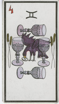 Four of Cups in the deck Esoteric Tarot
