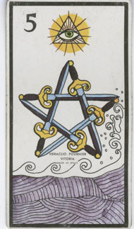 Five of Swords in the deck Esoteric Tarot