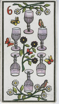 Six of Cups in the deck Esoteric Tarot