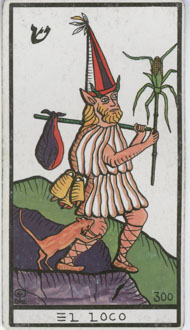The Fool in the deck Esoteric Tarot