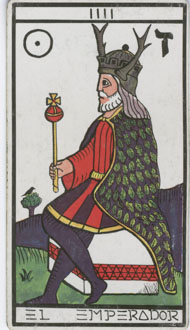 The Emperor in the deck Esoteric Tarot