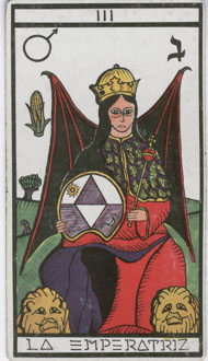 The Empress in the deck Esoteric Tarot