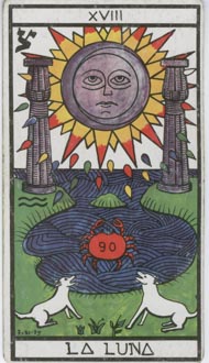 The Moon in the deck Esoteric Tarot