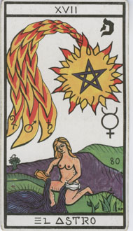 The Star in the deck Esoteric Tarot