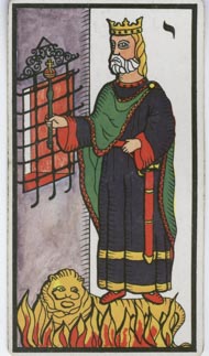 King of Wands in the deck Esoteric Tarot