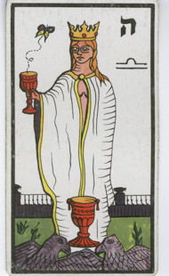 Queen of Cups in the deck Esoteric Tarot