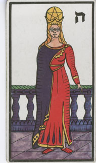 Queen of Pentacles in the deck Esoteric Tarot