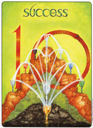 Ten of Cups in the deck Gill Tarot