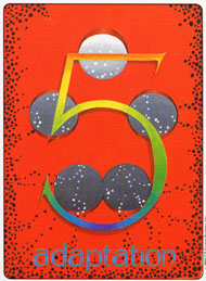 Five of Pentacles in the deck Gill Tarot