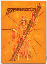 Seven of Wands in the deck Gill Tarot