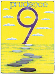 Nine of Pentacles in the deck Gill Tarot