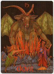 The Devil in the deck Gill Tarot