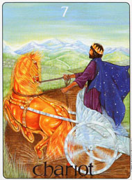 The Chariot in the deck Gill Tarot