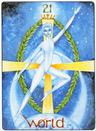 The World in the deck Gill Tarot