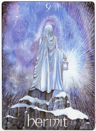 The Hermit in the deck Gill Tarot