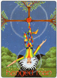 The Hanged Man in the deck Gill Tarot