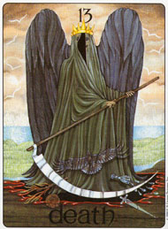 Death in the deck Gill Tarot