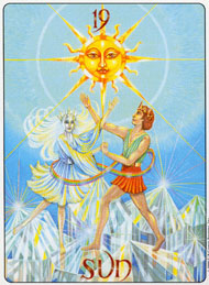 The Sun in the deck Gill Tarot