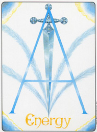 Ace of Swords in the deck Gill Tarot