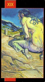 The Sun in the deck Gothic Tarot of Vampires