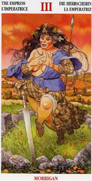 The Empress in the deck Celtic Tarot II (ITA)